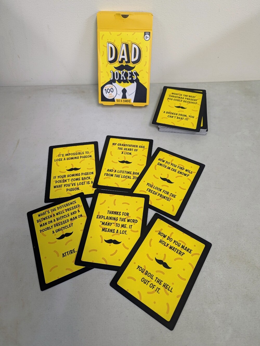 Modern Expressions Dad Jokes 100 Jokes 50 Card Game